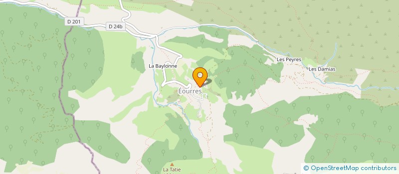 localisation de l'entreprise LE SOUFFLE D'OR  EOURRES