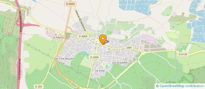 localisation de l'entreprise LE SOUFFLE DE CALLIOPE  SIGEAN