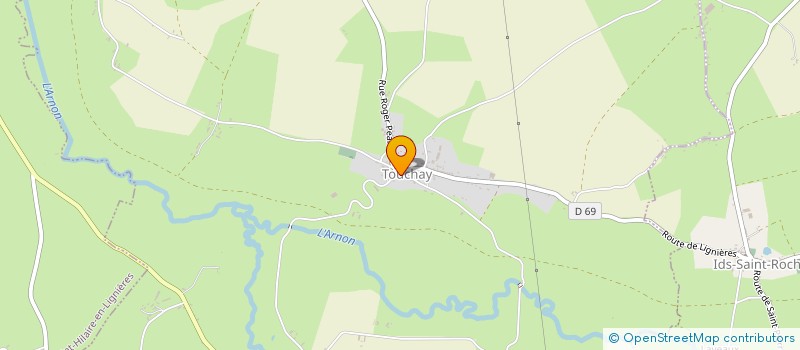 localisation de l'entreprise LE SOUFFLE DES ANGES  TOUCHAY