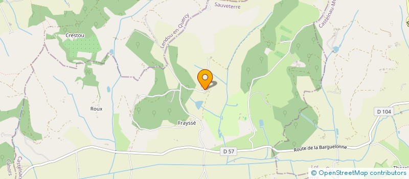 localisation de l'entreprise LE SOUFFLE DES ANGES  SAUVETERRE