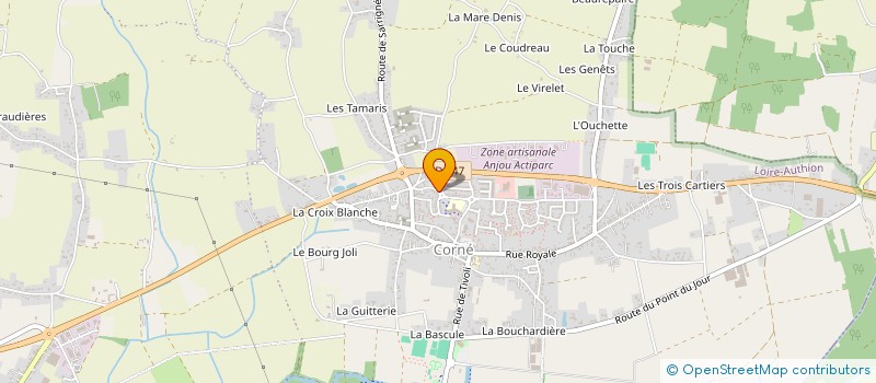 localisation de l'entreprise LE SOUFFLE DES ARTS  MAZE