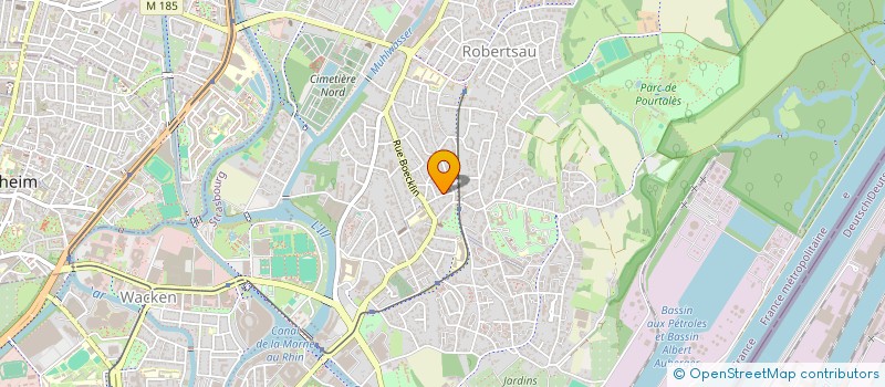 localisation de l'entreprise LE SOUFFLE DES LETTRES à STRASBOURG