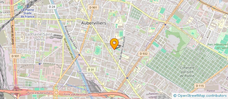localisation de l'entreprise LE SOUFFLE DES OLIVIERS à AUBERVILLIERS