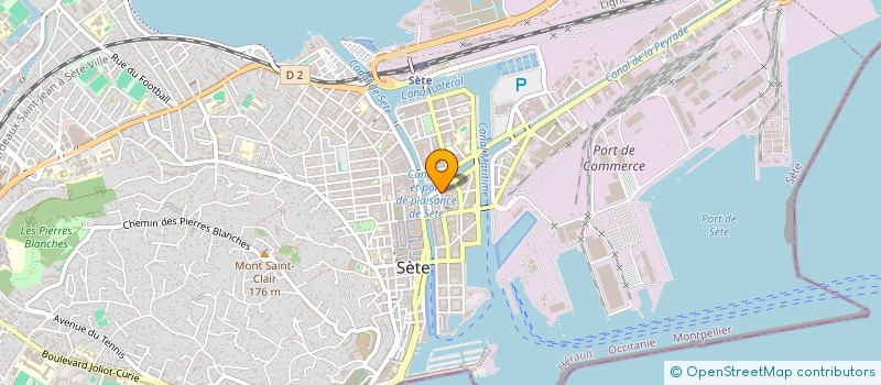 localisation de l'entreprise LE SOUFFLE DES VAGUES  SETE