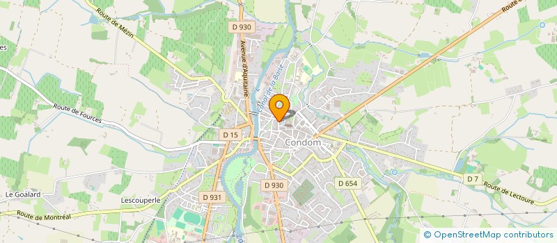 localisation de l'entreprise LE SOUFFLE DU BAMBOU  CONDOM