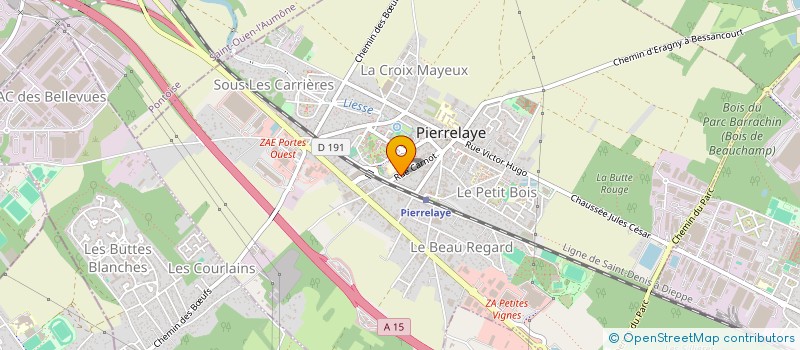 localisation de l'entreprise LE SOUFFLE DU COEUR  PIERRELAYE