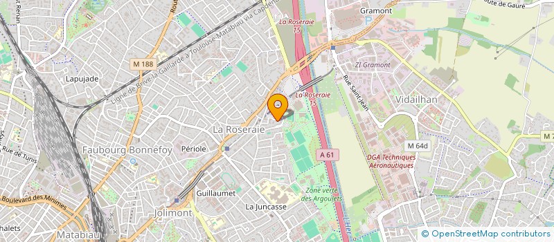 localisation de l'entreprise LE SOUFFLE DU DRAGON BLEU  TOULOUSE