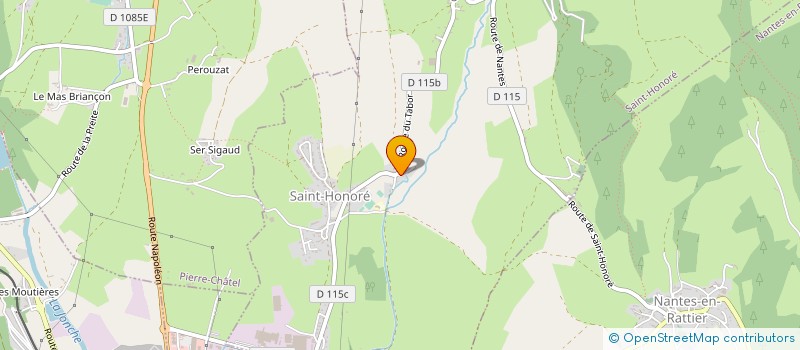 localisation de l'entreprise LE SOUFFLE DU GRAND SERRE  SAINT-HONORE