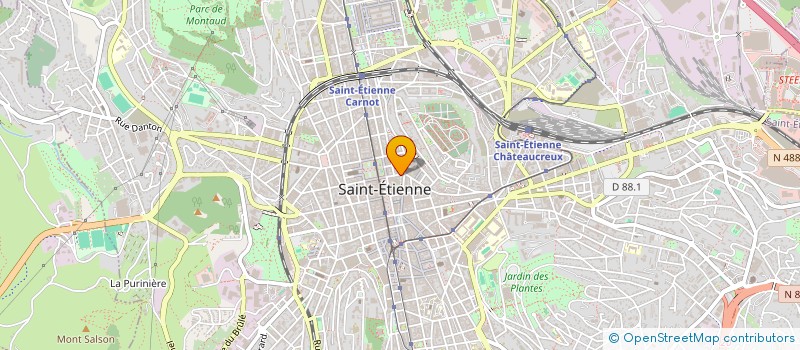 localisation de l'entreprise LE SOUFFLE DU MAROC  SAINT-ETIENNE