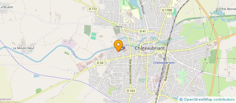 localisation de l'entreprise LE SOUFFLE DU TAO à CHATEAUBRIANT