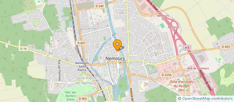 localisation de l'entreprise LE SOUFFLE DU TAO  NEMOURS