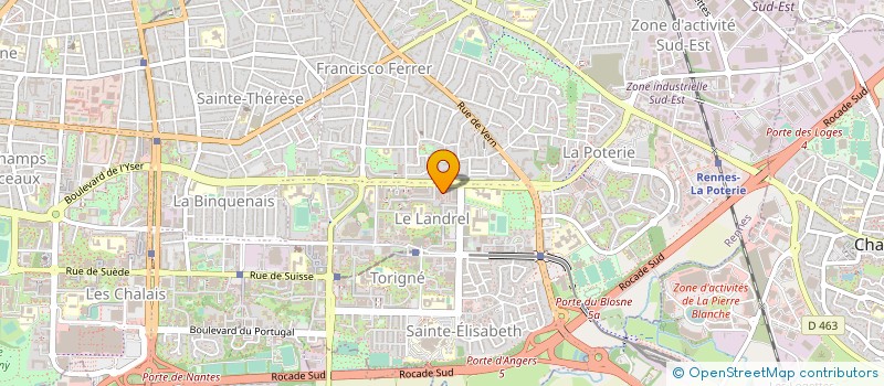 localisation de l'entreprise LE SOUFFLE ET LA FLAMME à RENNES