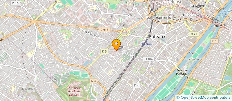 localisation de l'entreprise LE SOUFFLE JEUNE à SURESNES