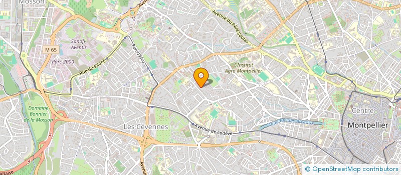 localisation de l'entreprise LE SOUFFLE MEDICAL à MONTPELLIER