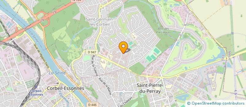 localisation de l'entreprise LE SOUFFLE SAINT GERMAIN  SAINT-GERMAIN-LES-CORBEIL