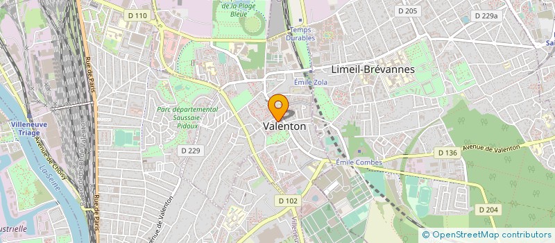 localisation de l'entreprise LE SOUK DE L ORIENT à VALENTON