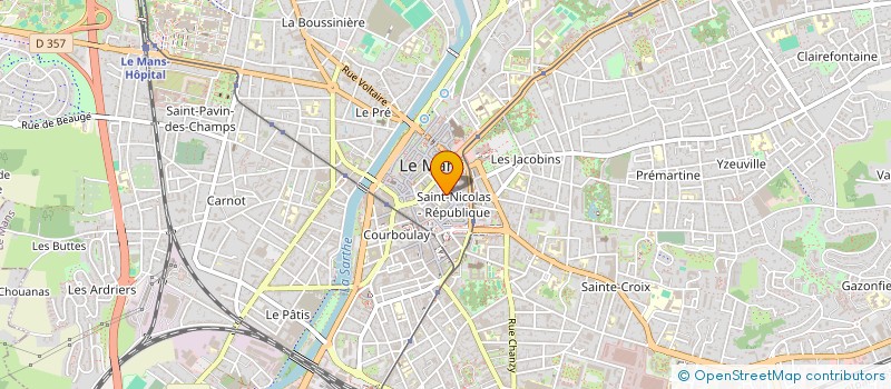 localisation de l'entreprise LE SOULIER  LE MANS