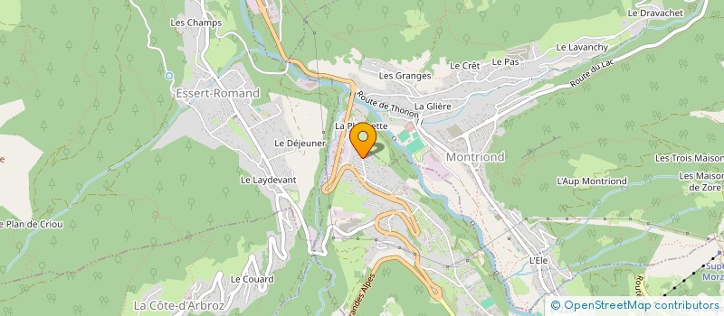 localisation de l'entreprise LE SOURCIER à MORZINE