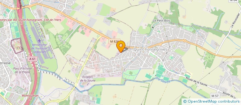 localisation de l'entreprise LE SOURD HABITAT  QUINT-FONSEGRIVES