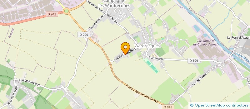 localisation de l'entreprise LE SOURIRE D'ELISE  WARDRECQUES