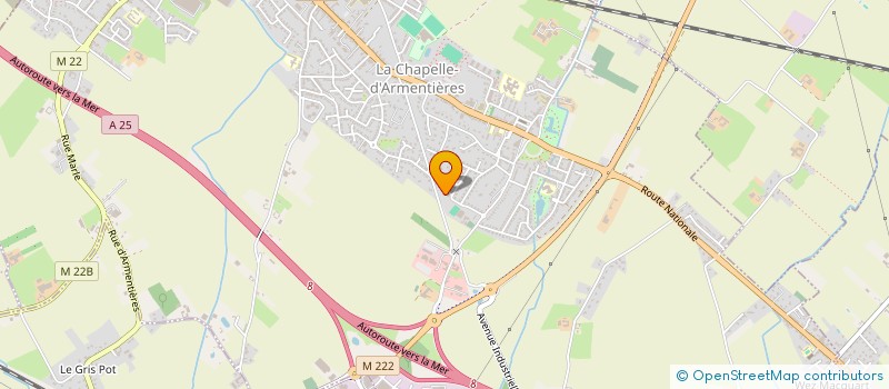 localisation de l'entreprise LE SOURIRE D'EMMA  LA CHAPELLE-D'ARMENTIERES