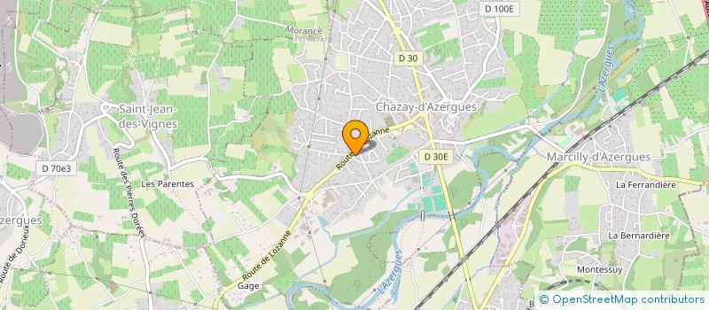 localisation de l'entreprise LE SOURIRE D'EMY  CHAZAY-D'AZERGUES
