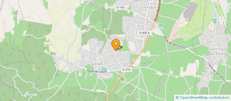 localisation de l'entreprise LE SOURIRE DE CARINE  GAUJAC