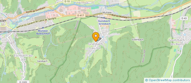 localisation de l'entreprise LE SOURIRE DE JUJU ET STEPH  SOULTZEREN