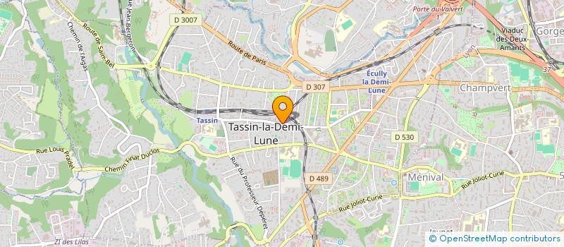 localisation de l'entreprise LE SOURIRE DE NATE  TASSIN-LA-DEMI-LUNE