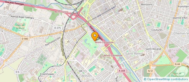 localisation de l'entreprise LE SOURIRE DE REIMS  REIMS