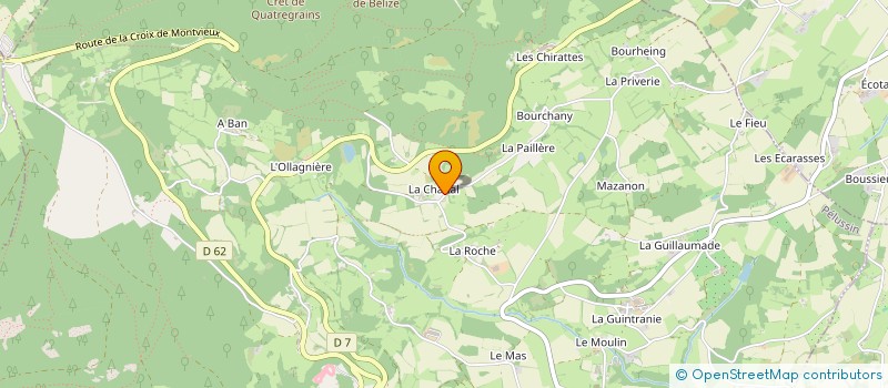 localisation de l'entreprise LE SOURIRE DE ROMANE  PELUSSIN