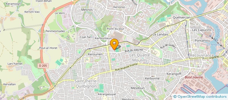 localisation de l'entreprise LE SOURIRE DES AINES DE SAINT-PIERRE à BREST