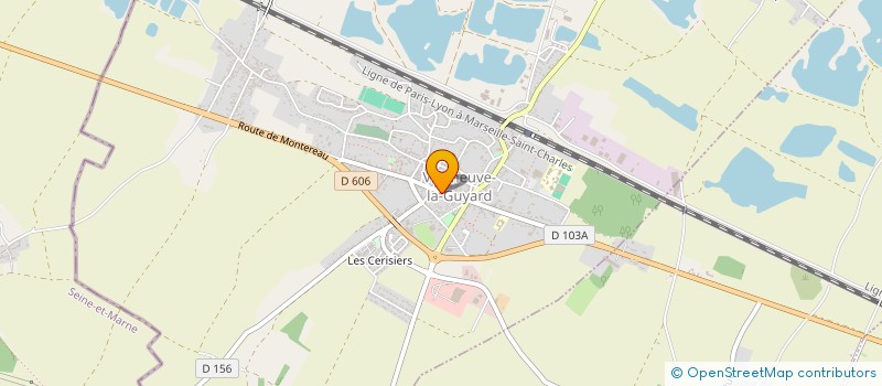 localisation de l'entreprise LE SOURIRE DU CHIEN à VILLENEUVE-LA-GUYARD
