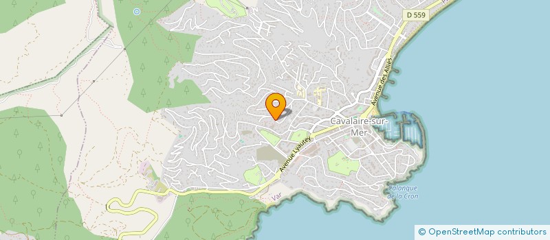 localisation de l'entreprise LE SOURIRE DU CORPS à CAVALAIRE-SUR-MER