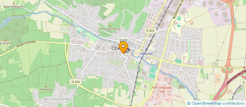 localisation de l'entreprise LE SOURIRE DU GOURMET à OBERNAI
