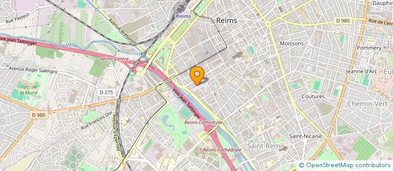 localisation de l'entreprise LE SOURIRE DU GRIFFON  REIMS