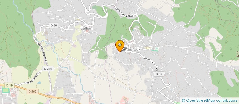 localisation de l'entreprise LE SOURIRE OXYGENE à FAYENCE