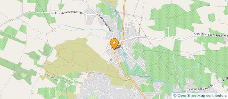 localisation de l'entreprise LE SOURN  VILLEGAILHENC