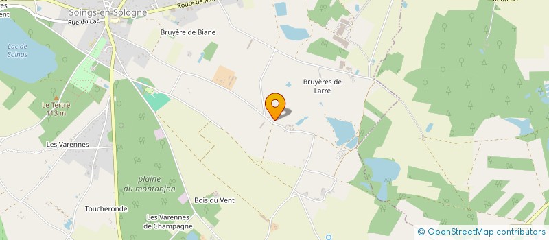 localisation de l'entreprise LE SOURNE FRERES  SOINGS-EN-SOLOGNE