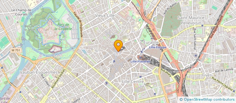 localisation de l'entreprise LE SOUS BOCK à LILLE