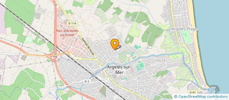 localisation de l'entreprise LE SOUTIEN à ARGELES-SUR-MER