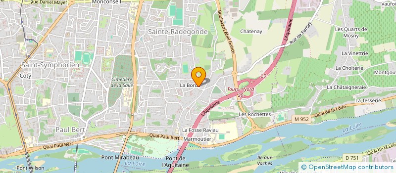localisation de l'entreprise LE SOUVENIR FRANCAIS à TOURS