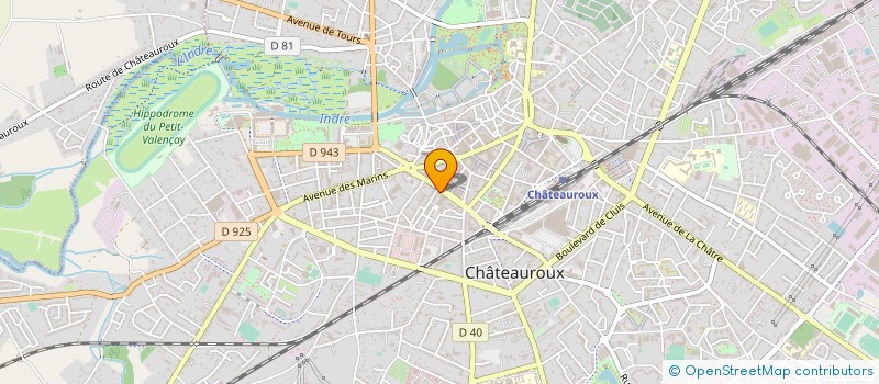 localisation de l'entreprise LE SOUVIGNY à CHATEAUROUX