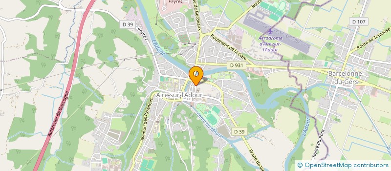 localisation de l'entreprise LE SPA BY SEVERINE  AIRE-SUR-L'ADOUR