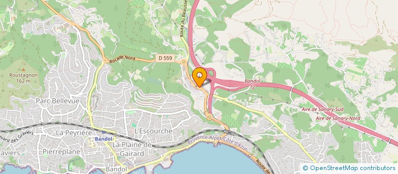 localisation de l'entreprise LE SPA CUSTOM à BANDOL