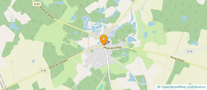 localisation de l'entreprise LE SPA SOLOGNOT DE BELLA  ISDES
