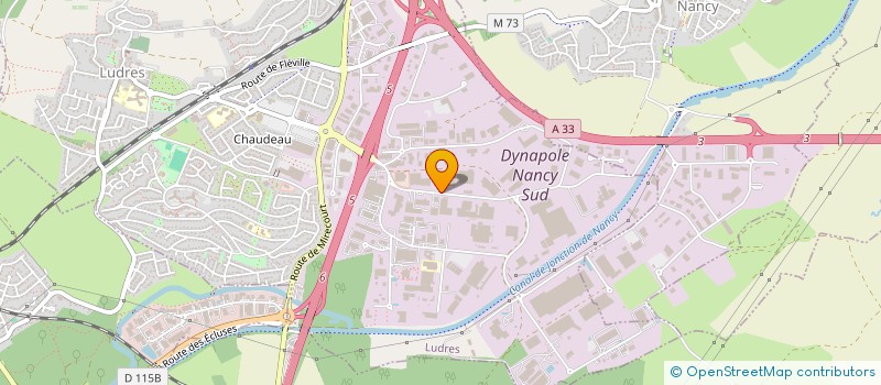 localisation de l'entreprise LE SPARK  LUDRES