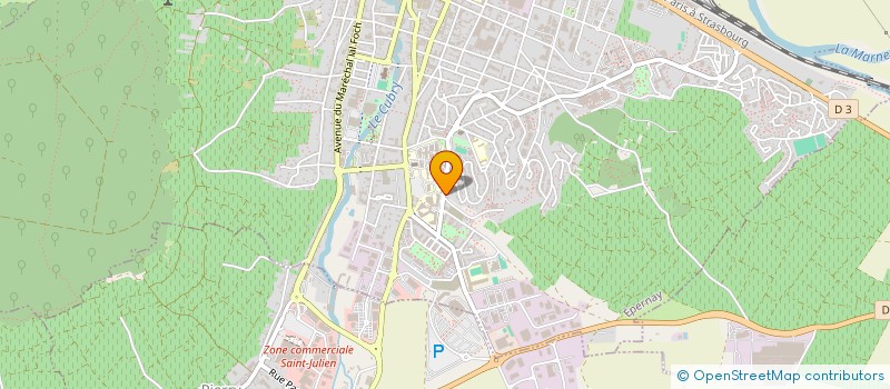 localisation de l'entreprise LE SPARNA RAINBOW  EPERNAY