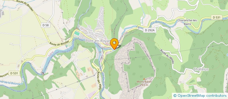 localisation de l'entreprise LE SPECIALISTE à PONT-EN-ROYANS