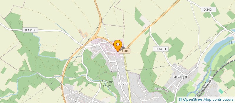 localisation de l'entreprise LE SPECIALISTE DU PNEU à LEVES